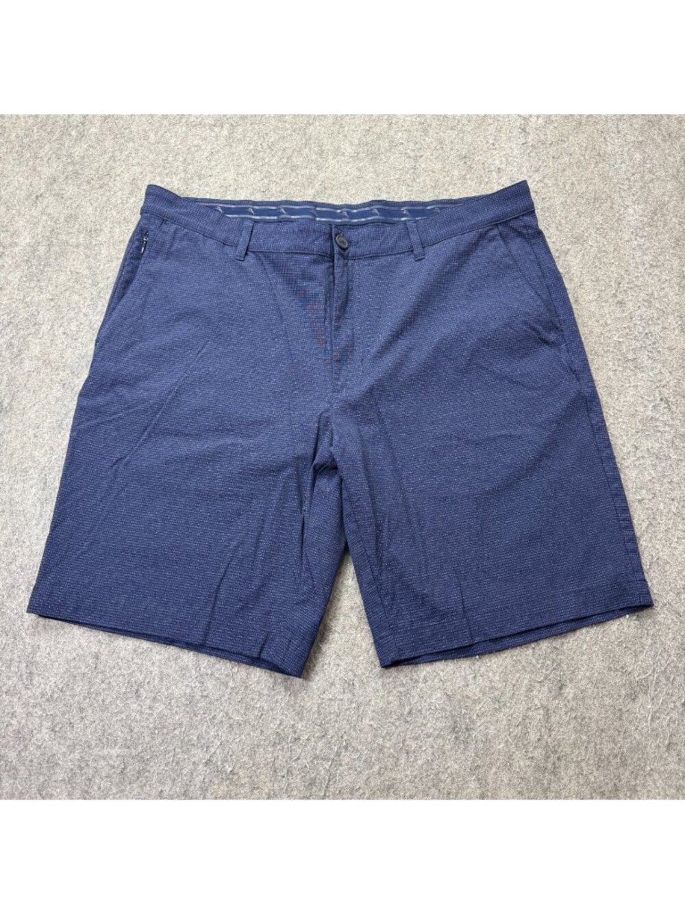 Tommy Bahama Chip Shot IslandZone 9" Shorts Men 38 Blue Nylon Golf Performance